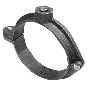 1 BLACK SPLIT RING W BOLT IRON PIPE