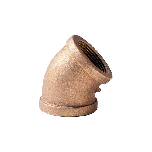 1/4 in Brass 45 Elbow Lead Free