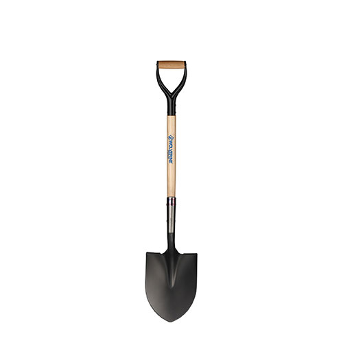 SHOVEL ROUND POINT SHORT WOOD D