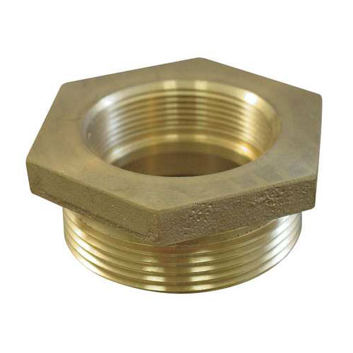 2 in Female x 2-1/2 in Male Hose Brass Adapter