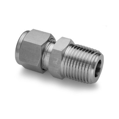 Ham-Let&reg; Compression Male Connector, 1/2 x 1/2 in