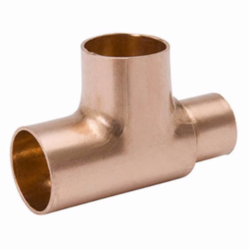 1 x 1 x 1-1/2 in Copper Sweat Bullhead Tee