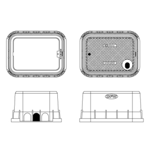 DFW1600X.12.1T DEEP METER BOX