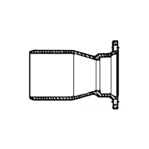 12 x 8 in Ductile Iron Mechanical Joint Reducer 