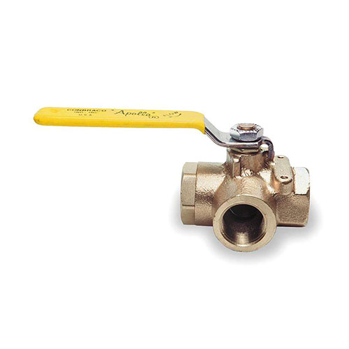 Apollo&trade; 7060701 3-Way Ball Valve, 1-1/2 in