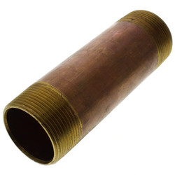1-1/2 x 5 in Brass Nipple