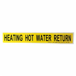 HEATING HOT WATER RETURN BLACK