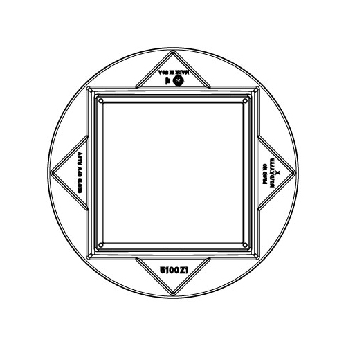 EJ 5100-14 4" TALL FRAME