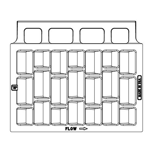 EJ 704535 M4 RH VANE GRATE