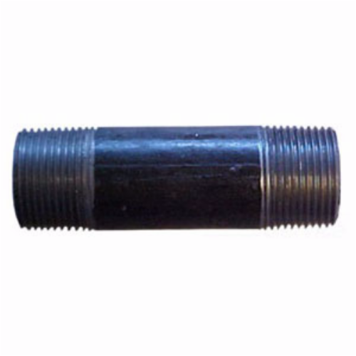 1 x 3-1/2 in Black Nipple