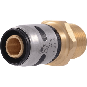 Sharkbite&reg; K120Wp3 Male Adapter 1/2 x 1/2 in