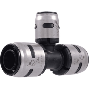 Sharkbite&reg; K412Wp3 Tee 3/4 x 3/4 x 1/2 in