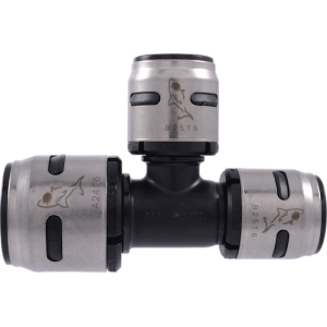 Sharkbite&reg; K414Wp2 Tee 1 x 3/4 x 3/4 in