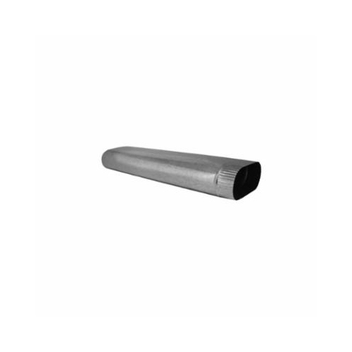 100"X7" 30 GA OVAL PIPE