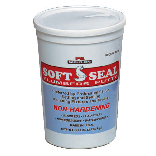 IPS Weld-On® 80100 Soft Seal Plumber Putty, 14 oz