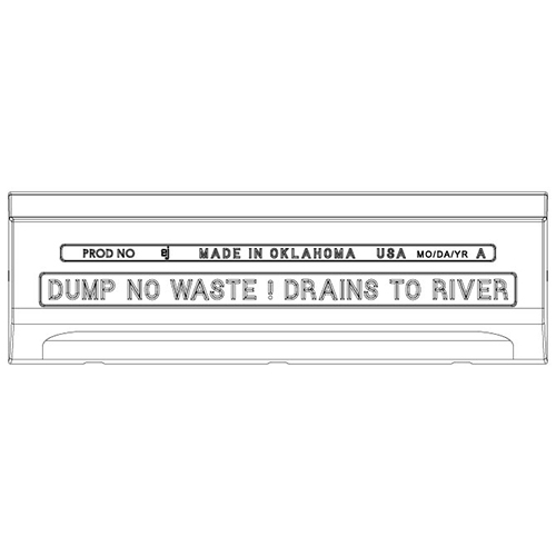 EJ CURB INLET HOOD ODOT SPEC 6"