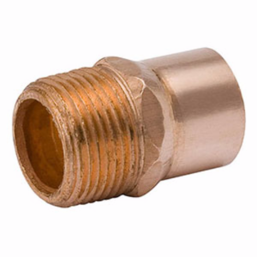 1 x 1-1/4 in Copper Sweat Male Adapter