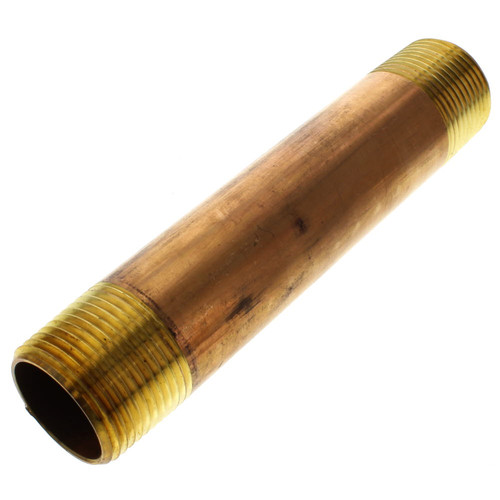 1/2 x 10 in Brass Nipple