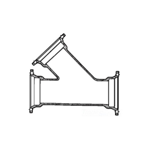 4 in Ductile Iron Mechanical Joint Wye