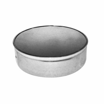 4" END CAP VENT CAP CRIMPED