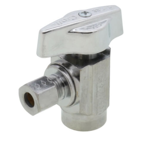 Bras Ktr09Xc Ball Angle Stop, 1/2 x 1/4 in