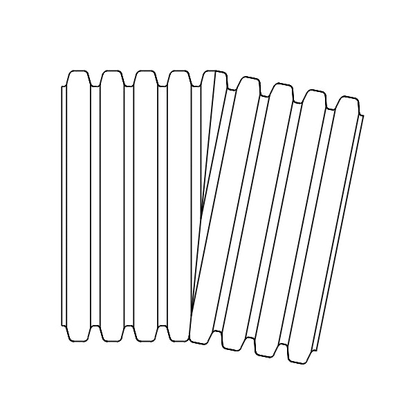 ADS&reg; 10 in Dual Wall Fabricated 11.25 Bend 1091AN