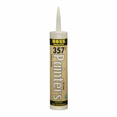 Boss 35701 White Latex Painters Caulk, 10.1 oz