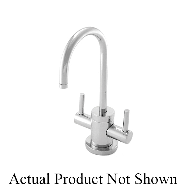 Newport Brass® 106/24S Model 106 East Linear Hot and Cold Water Dispenser Faucet, 1 gpm Flow Rate, Fixed Spout, PVD Satin Gold, 2 Handles