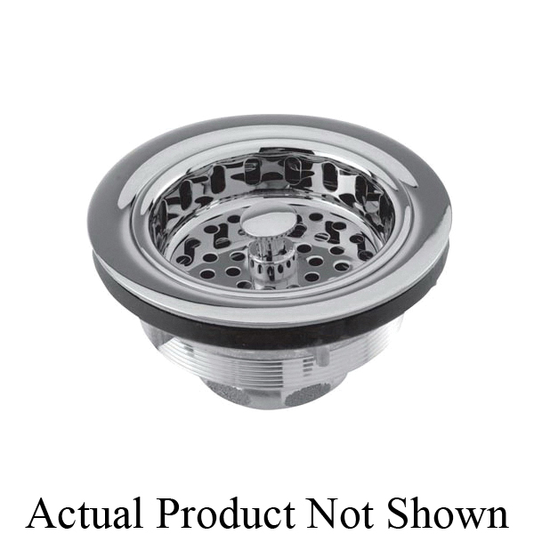 Newport Brass® 121/04 Model 121 Newport Brass® 121 Large Post Style Basket Strainer Set, PVD Satin Brass