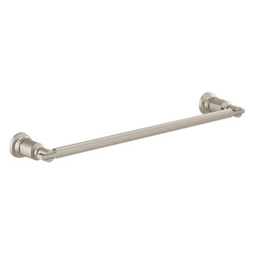 Brizo® 691876-NK Invari™ Towel Bar, 18 in L Bar, 1.81 in OAH x 3.56 in OAD, Metal, Import