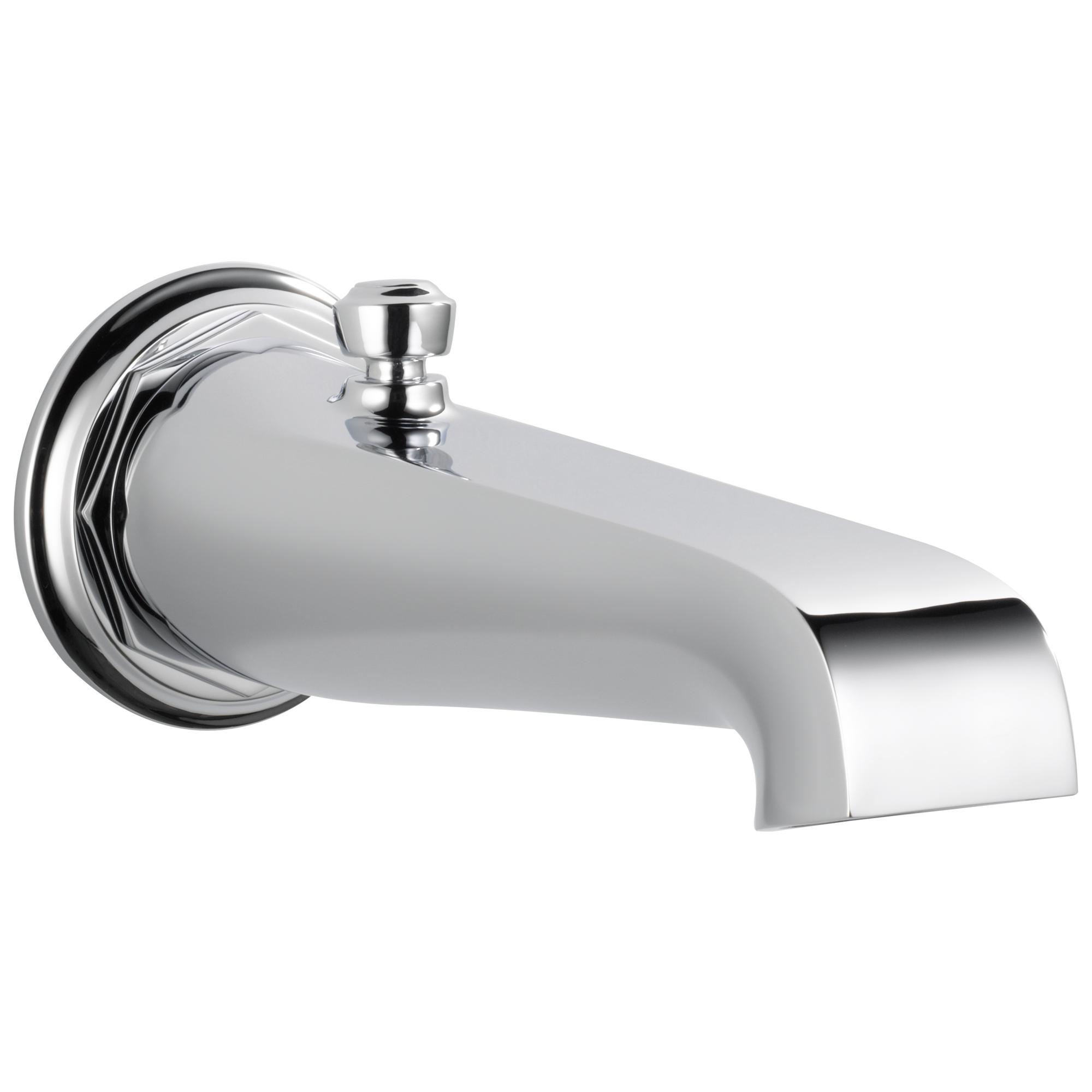 Brizo® RP78581PC Rook Pull-up Diverter Tub Spout, Brass, Polished Chrome, Domestic