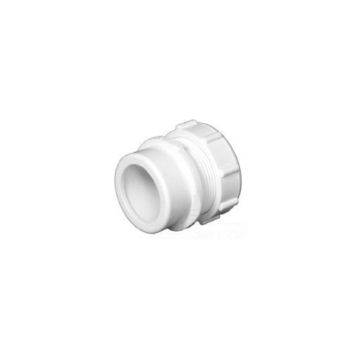1-1/2 in Pvc Sch 40 Male Trap Adapter, Washer