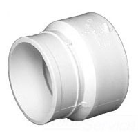 1-1/2 in Pvc Sch 40 No-Hub Adapter Dwv
