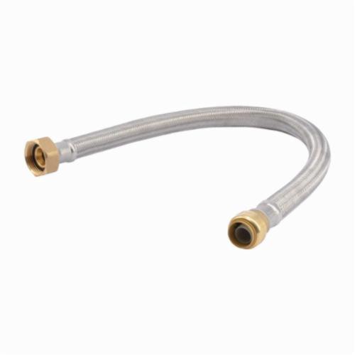 Sharkbite&reg; U3086Flex24Lf Water Softener Hose, 3/4 x 1 in, 24 L