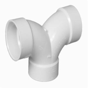 1-1/2 in Pvc Sch 40 Double 90 Dwv