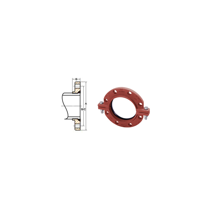 Ford Ufa900-C-4 Adapter Flange, 4 in