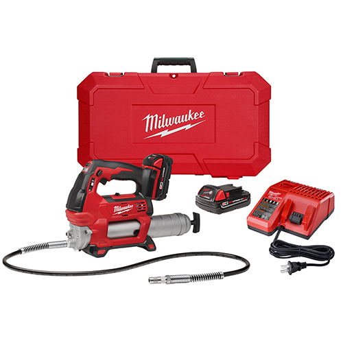 Milwaukee&reg; M18&trade; 2646-22Ct 2-Speed Cordless Grease Gun Kit