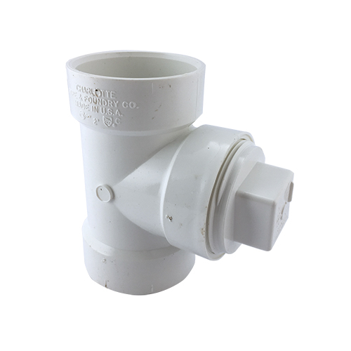 1-1/2 in Pvc Sch 40 Clean Out Tee With Plug