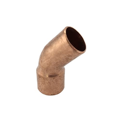 1 in Copper Sweat Street 90 Elbow Clean Bagged