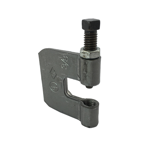 3/8 C CLAMP W LOCKNUT PLAIN STEEL