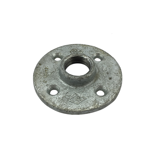 3/4 in Galvanized Malleable Floor Flange Gs