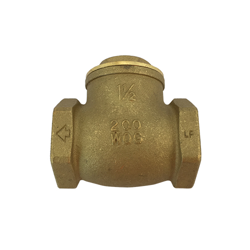 105-107G Brass Swing Check Valve, 1-1/2 in