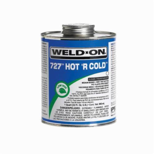 IPS Weld-On&reg; 727 Clear Hot & Cold Pvc Cement, 1 pt