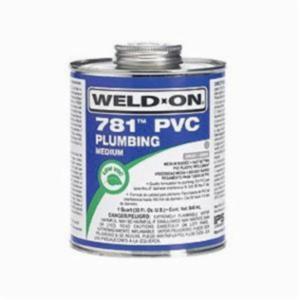 IPS Weld-On&reg; 781 Clear Medium Pvc Cement, 1 pt