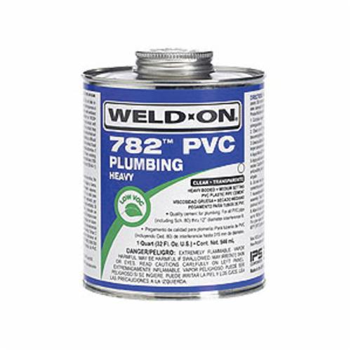 IPS Weld-On&reg; 782 Heavy Clear Pvc Cement, 1/2 pt