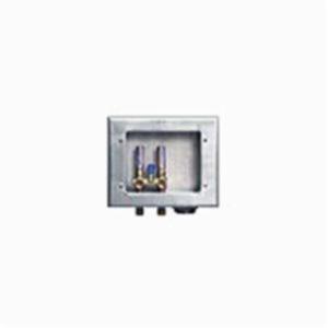 IPS&reg; 82048 Right Drain Washing Machine Outlet Box With Hammer Arrester Valve, 2 in Drain