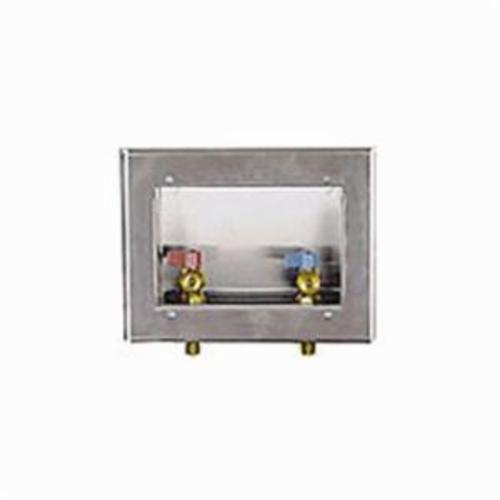 IPS&reg; 82172 SS Center Drain Outlet Box With 1/2 in Sweat Valve, Top-mount