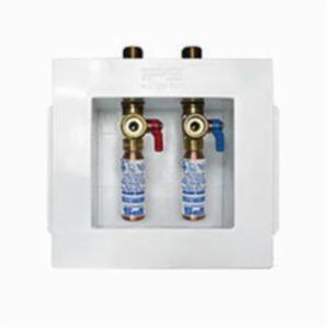IPS&reg; 82375 FR-12 Outlet Box With 1/4 Turn Arrester Valves, 1/2 in Pex