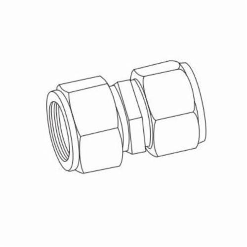 Ipex Duratec® Airline 438023 Coupler, 1 in, Brass