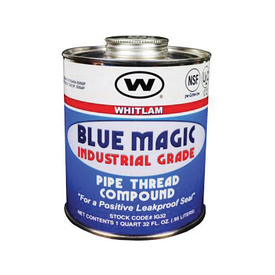 Whitlam&reg; Blue Magic IG32 Pipe Thread Sealant, 1 qt